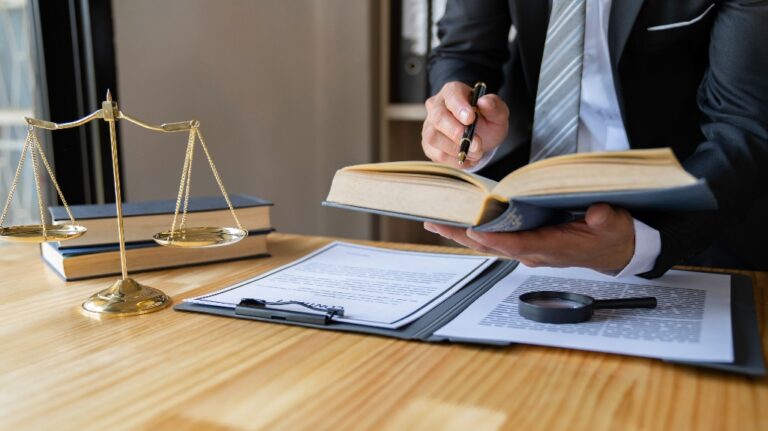 Attorney reading law code