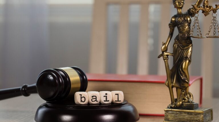 Word Bail composed of wooden blocks