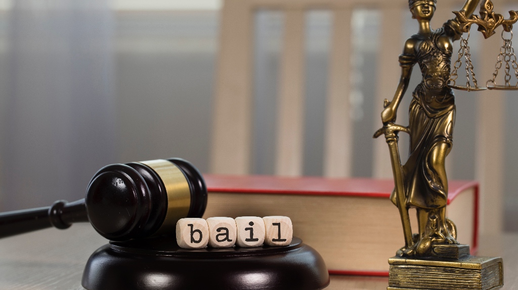 Word Bail composed of wooden blocks